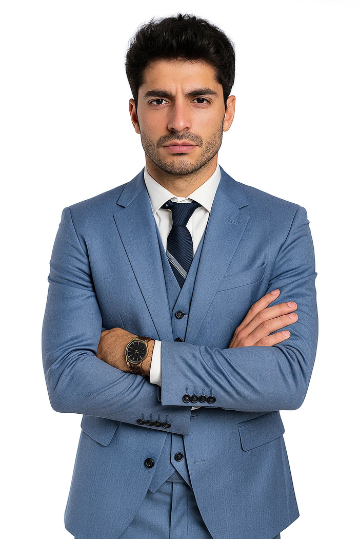 Dusty Blue Suit
