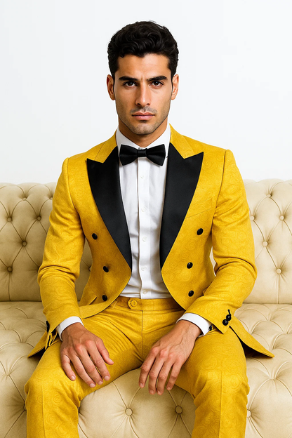 Gold Victorian Tuxedo - Image 6