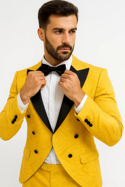 Gold Victorian Tuxedo - Image 4
