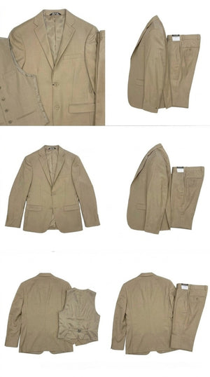 West End 9-1012S102 2PC Ultra Slim Fit Suit Beige-23