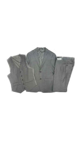 West End 9-1012V121 3PCS Ultra Slim Fit Suit Light Grey
