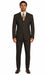 Suits For Big Man BIG & TALL CHARCOAL Discounted Sale Up To Size 82 SUIT HAND MADE - Color: Dark Grey Suit