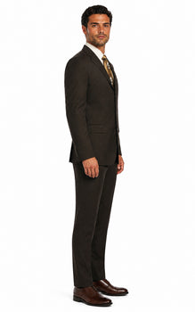 Suits For Big Man BIG & TALL CHARCOAL Discounted Sale Up To Size 82 SUIT HAND MADE - Color: Dark Grey Suit