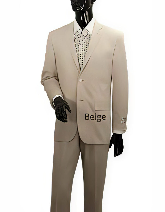 Tan Linen Suit