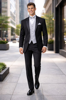 High Quality 2-Button Side Vented Super 120'S Tuxedo Suits + Shirt + Any - Image 7