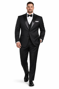 2 Button Super 120'S Wool Tuxedo Jacket + Pants - Image 6