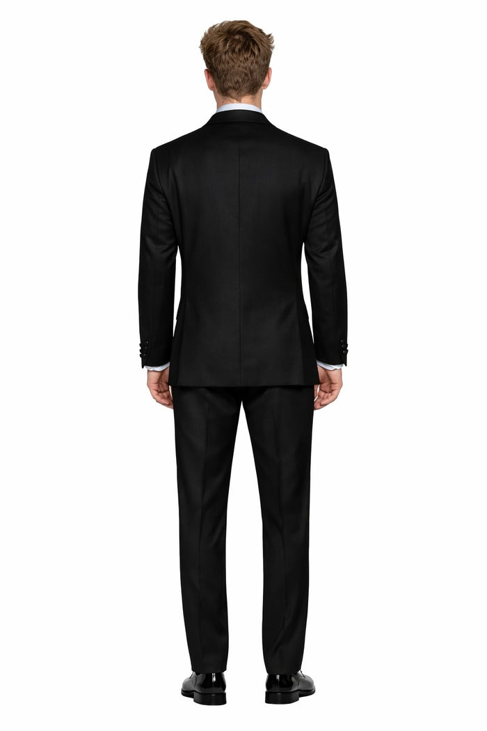 Men'S 2 Button Super 140s Merino Wool Tuxedo Jacket + Any Size Pants (Tuxedo Separate) - Image 2