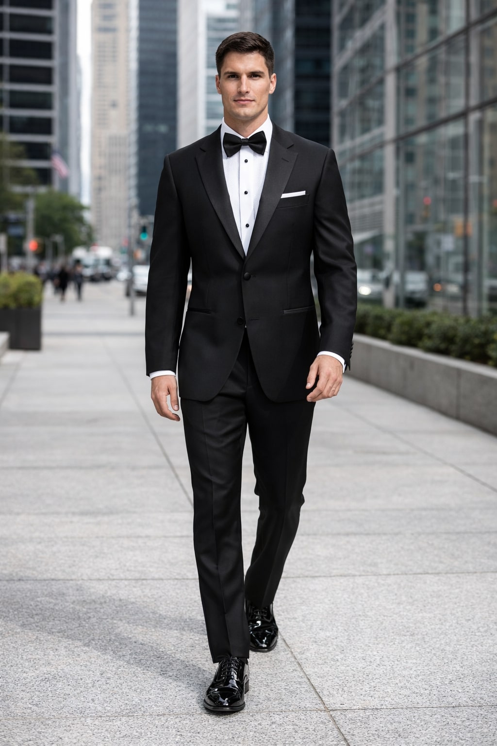 2 BUTTON TUXEDO SUPER 150'S WOOL + Any Size Pants (Tuxedo Separate) - Image 7