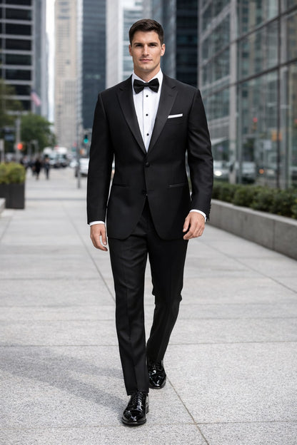2 BUTTON TUXEDO SUPER 150'S WOOL + Any Size Pants (Tuxedo Separate) - Image 7