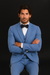 Light Blue Pinstripe Suit
