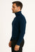 Men's Navy Blue Classic Turtleneck Sweater – Lightweight Knit Pullover