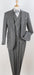 Apollo King Men’s 100% Wool 3-Piece Suit – High Fashion Vest Statement Design