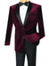 Men's Slim Fit Velvet Tuxedo 2 Piece in Black