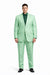 Men's green suit