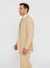 Tan Big and Tall Linen Suit