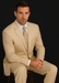 Tan Big and Tall Linen Suit