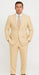 Tan Big and Tall Linen Suit