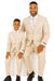 Father and Son Suits - Tan Boys Suit Perry Ellis Vested Boy's Wedding Suit in Tan