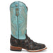 Mark Women's 'Kaci Mae' Print Monster Fish Square Toe Boots Choco