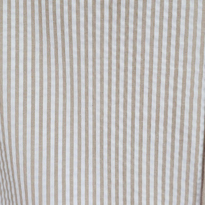 Refined Tan Textured Seersucker Set