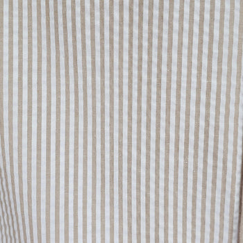 Tan Seersucker 2pc Set
