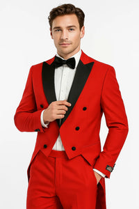 Red ~ Black Victorian Tuxedo