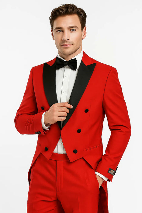 Red ~ Black Victorian Tuxedo
