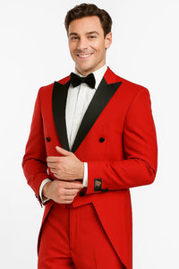 Red ~ Black Victorian Tuxedo