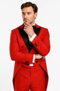 Red ~ Black Victorian Tuxedo
