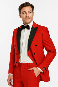 Red ~ Black Victorian Tuxedo