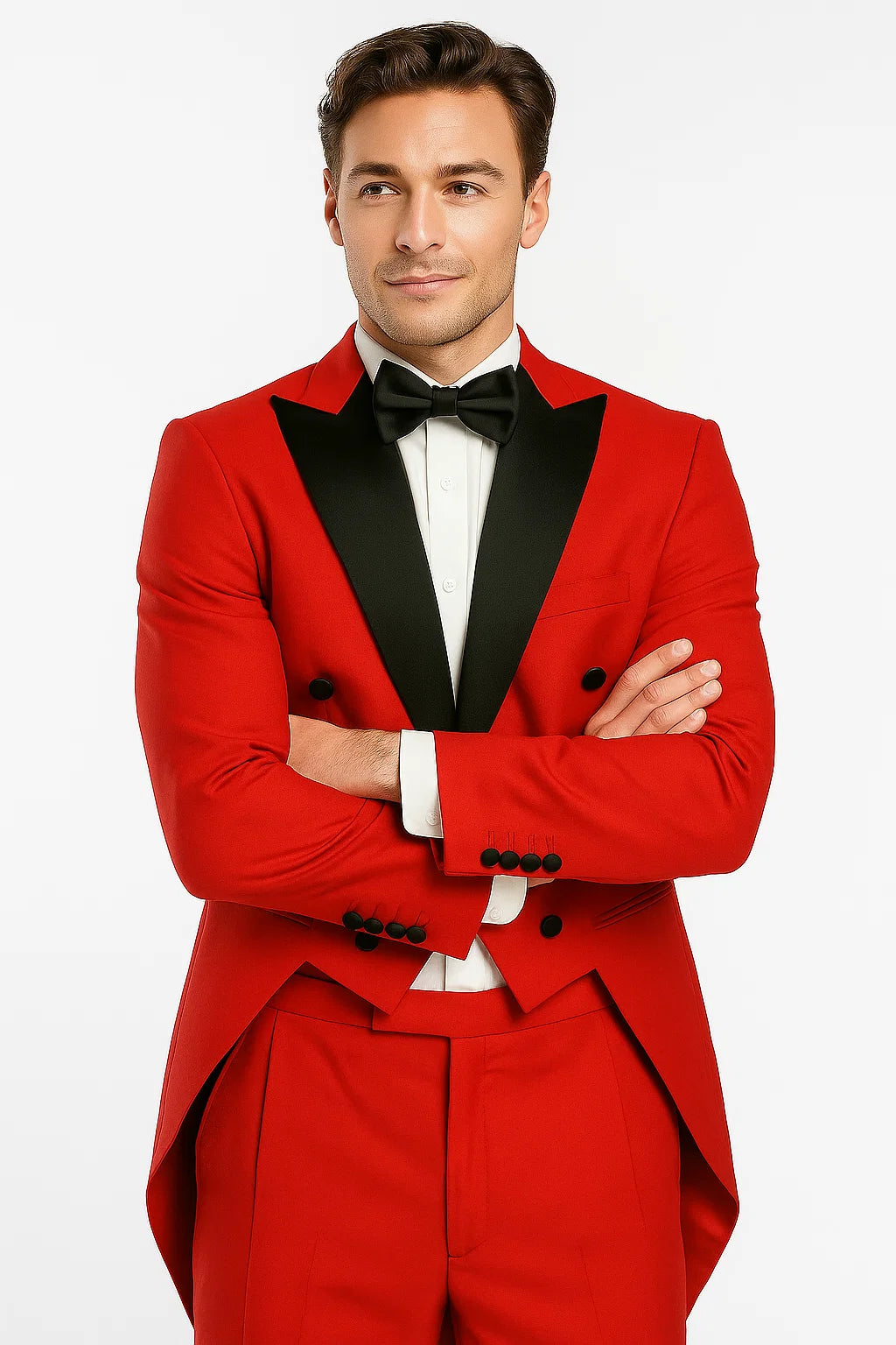 Red ~ Black Victorian Tuxedo