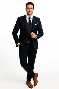 Navy Suit With Gray Vest for Every Occasion