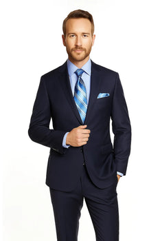 Giorgio Fiorelli Suit Men's Solid Indigo ~ Bright Blue Suit - Image 3