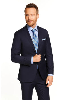 Giorgio Fiorelli Suit Men's Solid Indigo ~ Bright Blue Suit - Image 4