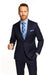 Giorgio Fiorelli Suit Men's Solid Indigo ~ Bright Blue Suit