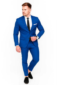 Men'S Saphire~Royal ~ Indigo ~ Bright Blue~ Cobalt New Blue 2 Button Dress Suits For Men