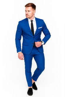 Men'S Saphire~Royal ~ Indigo ~ Bright Blue~ Cobalt New Blue 2 Button Dress Suits For Men