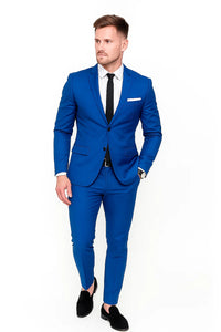 Men'S Saphire~Royal ~ Indigo ~ Bright Blue~ Cobalt New Blue 2 Button Dress Suits For Men