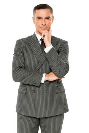 Gomez Addams Pinstripe Suit for Every Occasion - Image 2