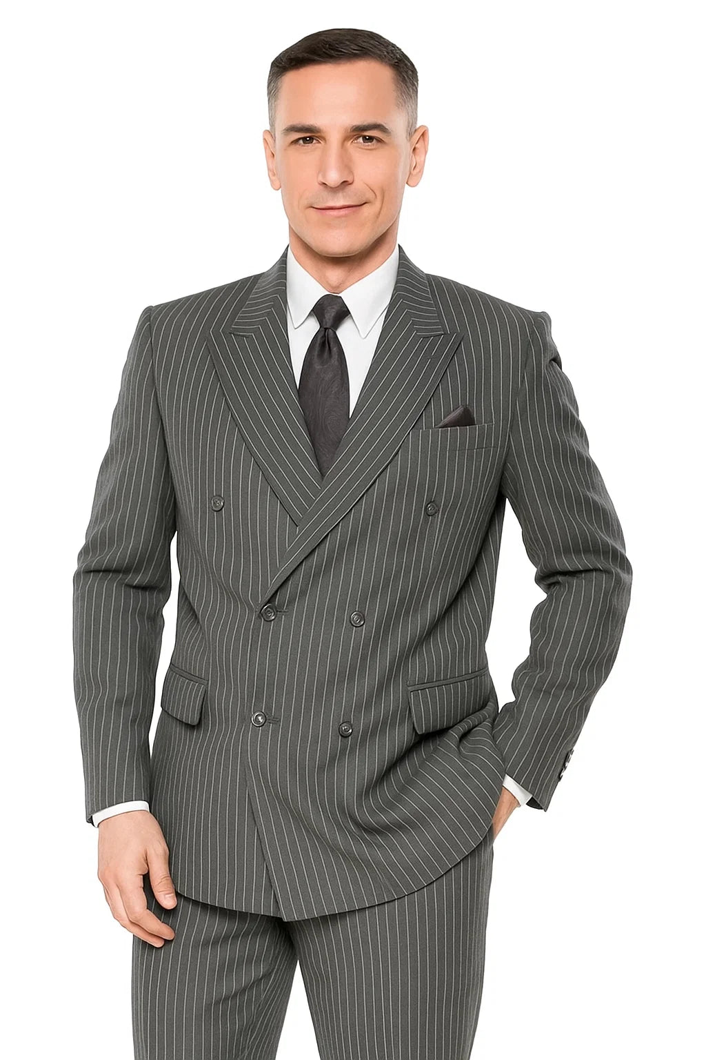 Gomez Addams Pinstripe Suit for Every Occasion - Image 6