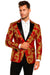 Red and Gold Tuxedo Dinner Jacket - Prom Blazer