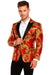 Red and Gold Tuxedo Dinner Jacket - Prom Blazer