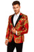 Red and Gold Tuxedo Dinner Jacket - Prom Blazer