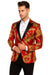 Red and Gold Tuxedo Dinner Jacket - Prom Blazer