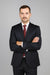 Tiglio Suit - Signature Menswear Wool Fabric SuitsOutlet - Men's Black 2-Button Slim-Fit Suit - High End Suits - High Quality Suits