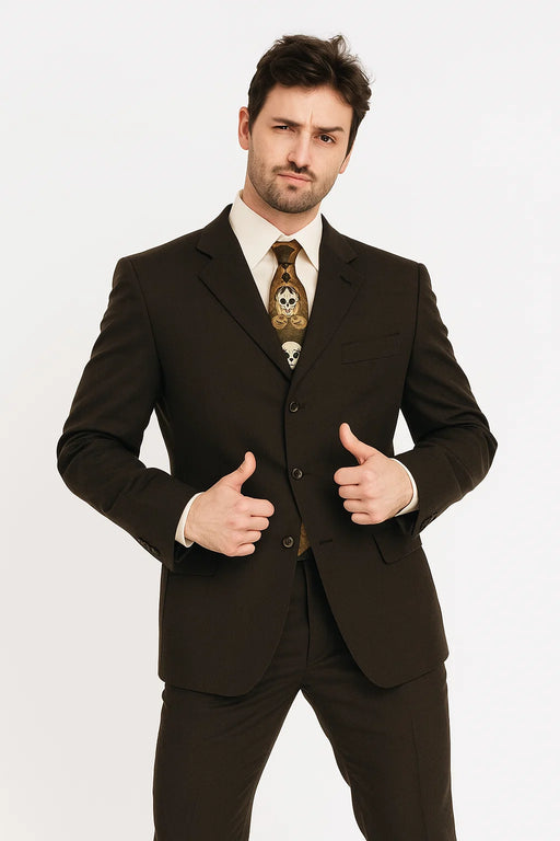 Suits For Big Man BIG & TALL BLACK Discounted Sale Up to Size 82 SUIT HAND MADE