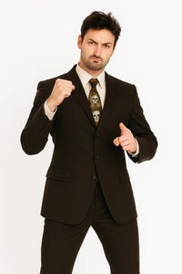 Suits For Big Man BIG & TALL BLACK Discounted Sale Up to Size 82 SUIT HAND MADE