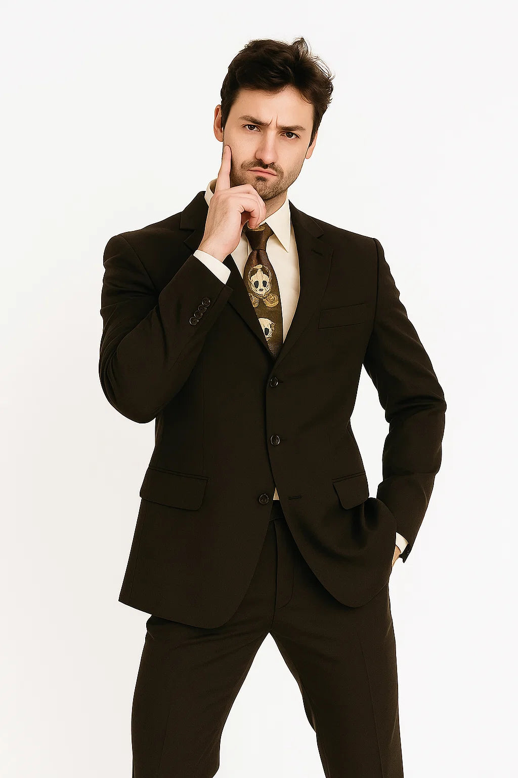 Suits For Big Man BIG & TALL BLACK Discounted Sale Up to Size 82 SUIT HAND MADE