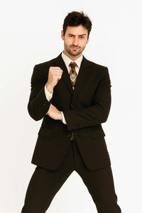 Suits For Big Man BIG & TALL BLACK Discounted Sale Up to Size 82 SUIT HAND MADE
