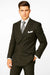 Chalk Bold Pinstripe Double Breasted 6 on 2 Super 120's poly Suit~rayon N
